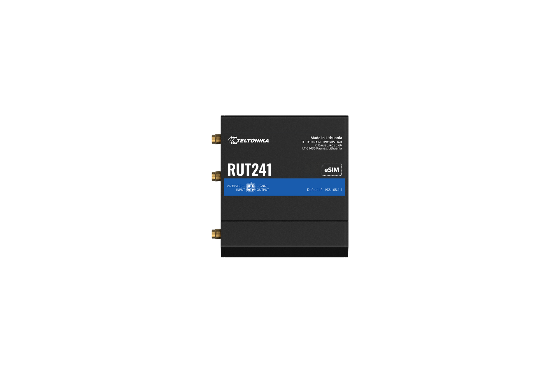 Teltonika RUT241 Industrial 4G eSIM™ Router | Optace Networks